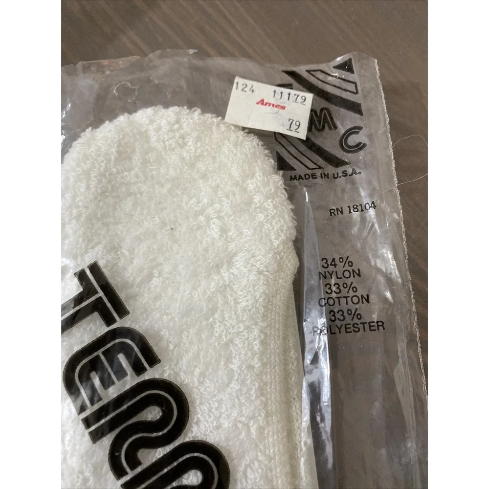 Vintage Terry Sox White Sports Ankle Footie SOCKS USA Open Pkg 1980's